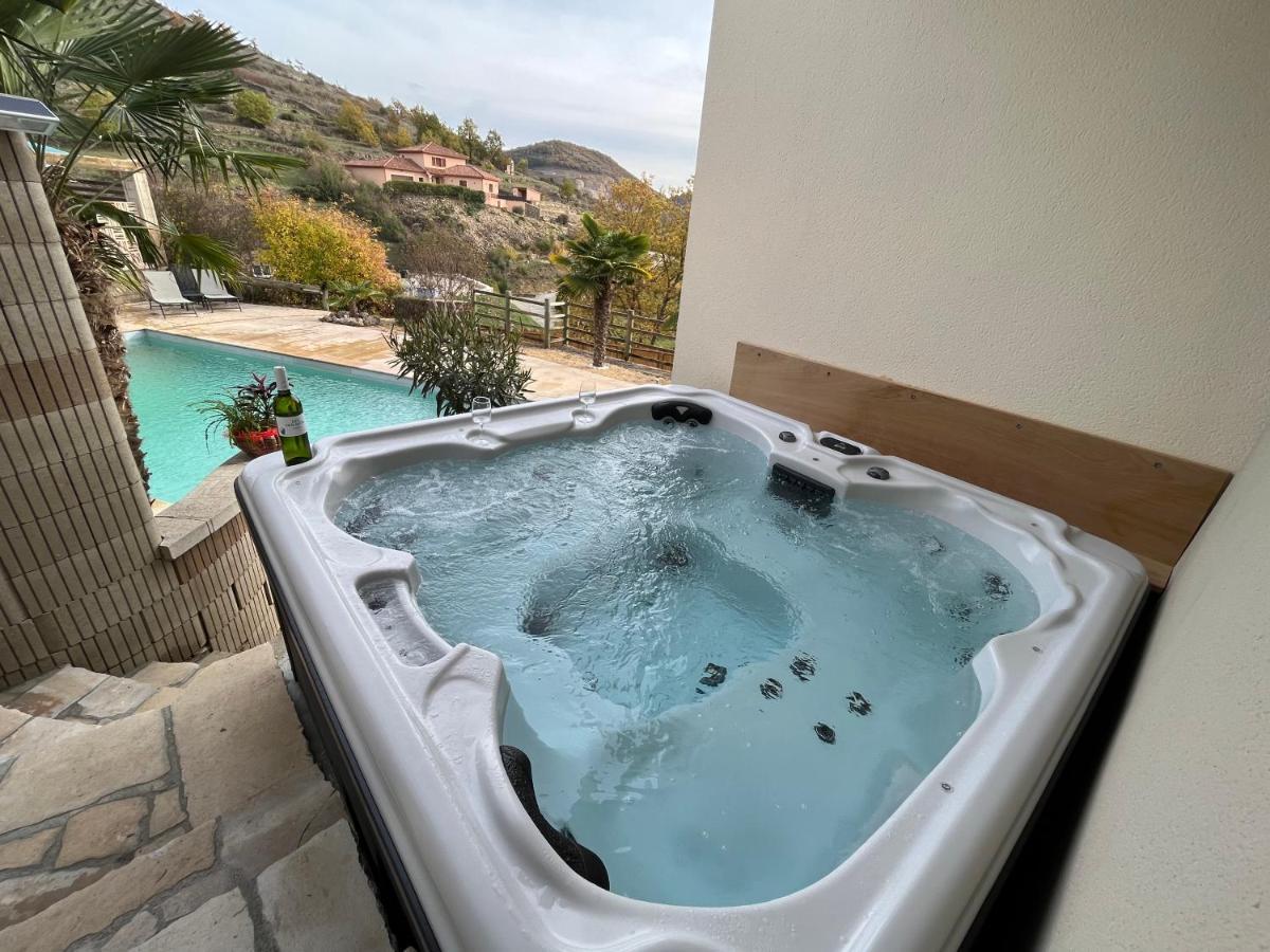 Chambre Au Calme Avec Spa Privatif Gratuit Sud Aveyron Les Palmiers Des Causses Saint-Rome-de-Tarn Екстер'єр фото